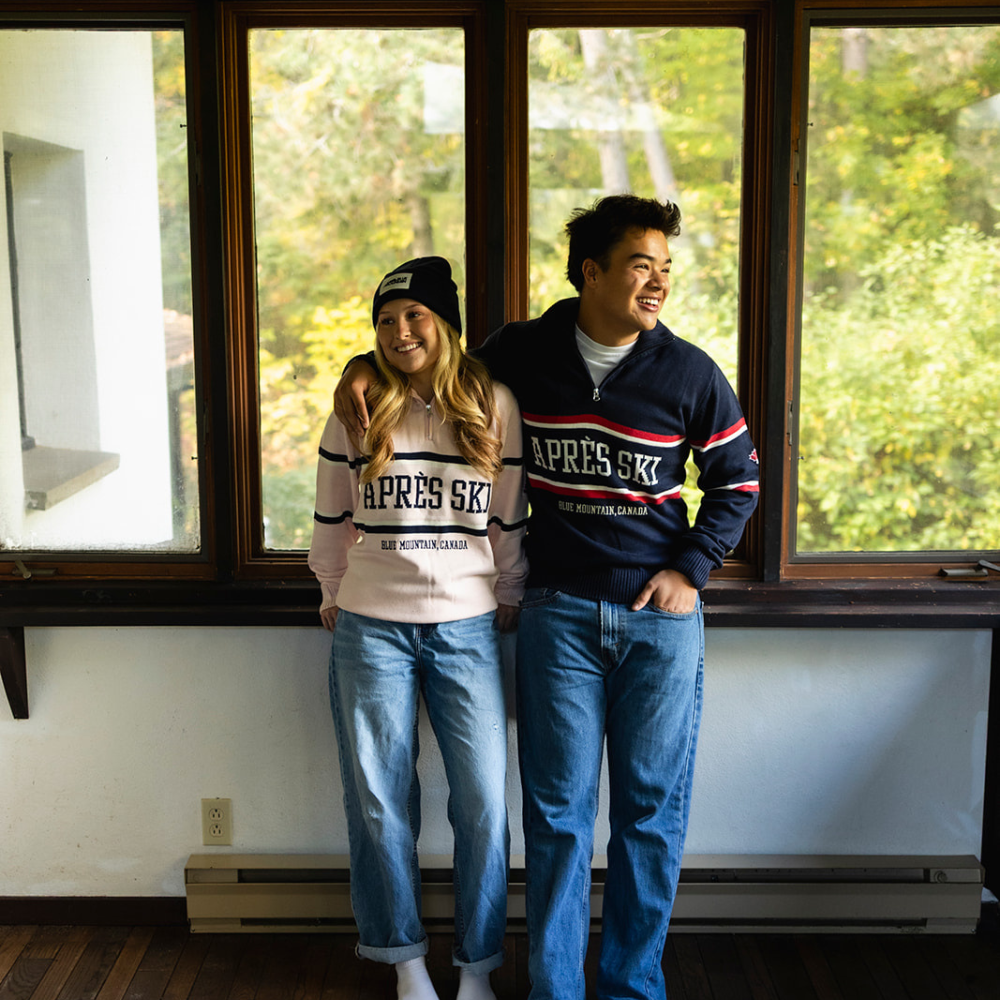 Blue Mountain Après Ski Knitted Sweater