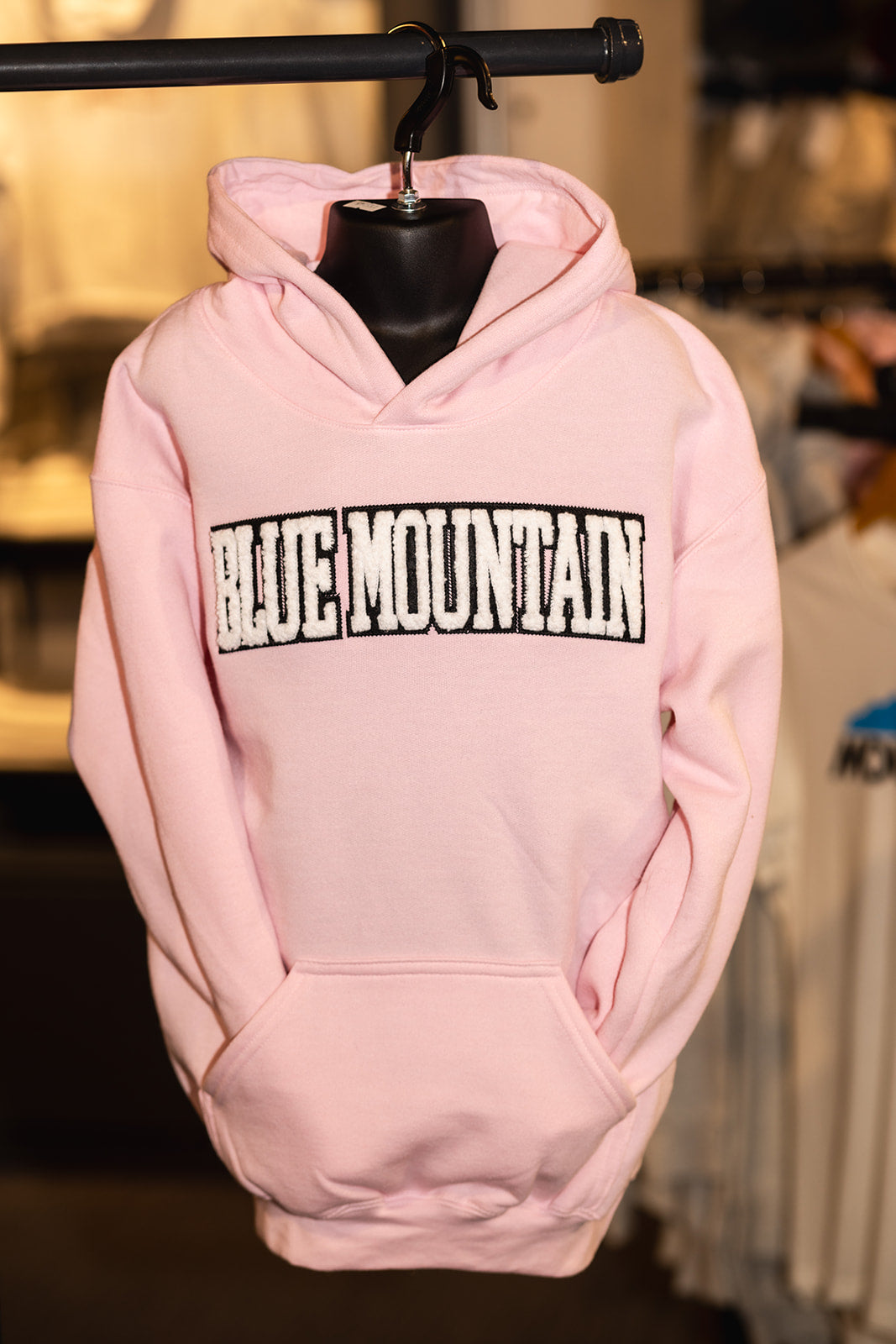 Blue Mountain Fluff Embroidered Crewneck - Youth