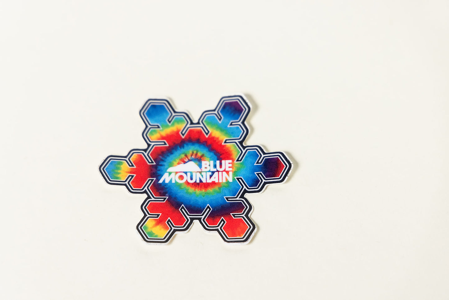 Tie Dye Snowflake Sticker