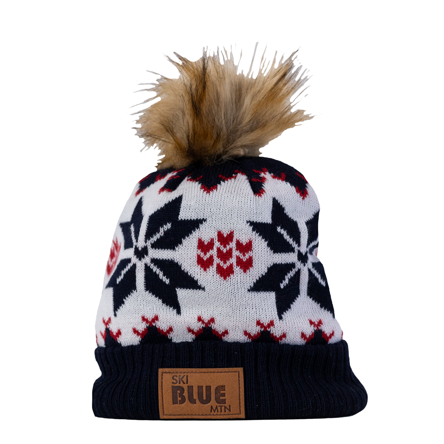 Cozy Knit Faux Fur Beanie