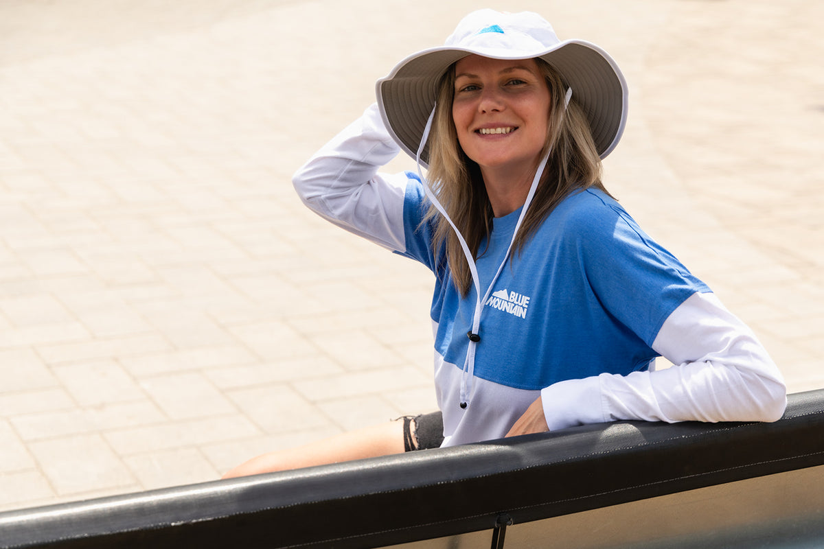 Blue Mountain Logo Unisex Billboard Shirt