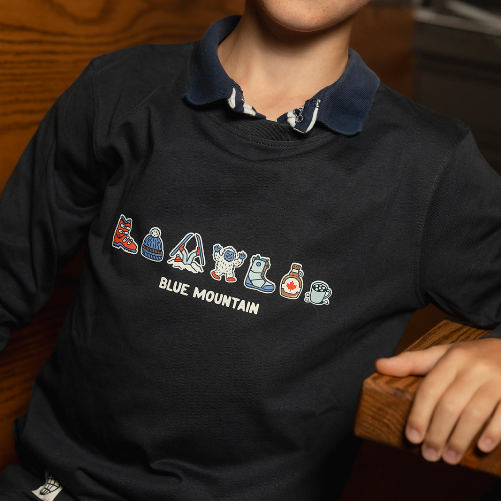 Blue Mountain Kids Long Sleeve | Capsule Collection