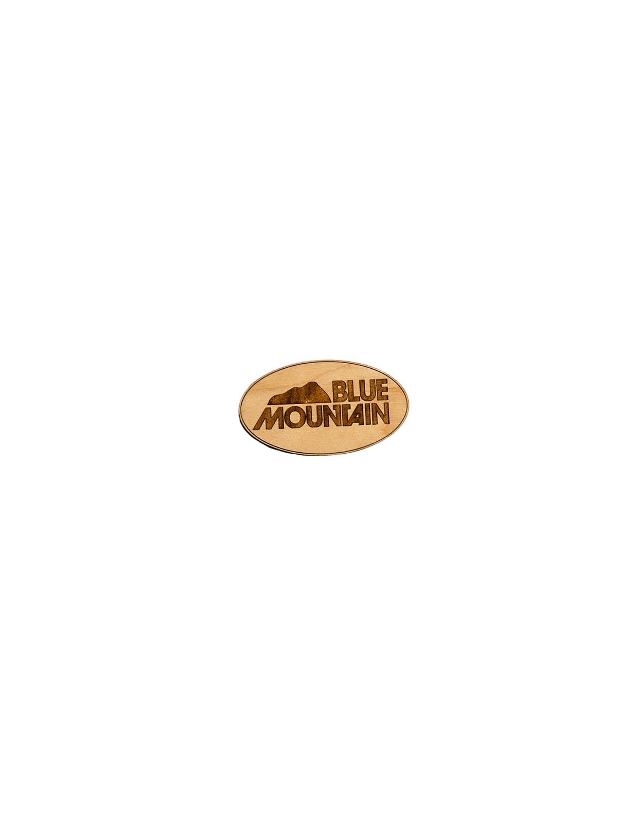 Wood Logo Magnet - Oval
