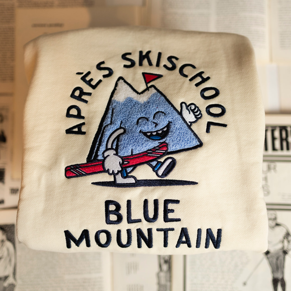 Blue Mountain Après Ski School Crewneck - Kids