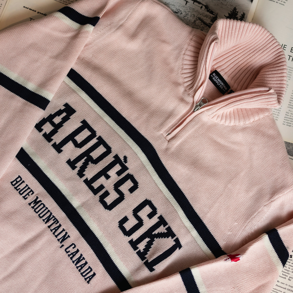 Blue Mountain Après Ski Knitted Sweater