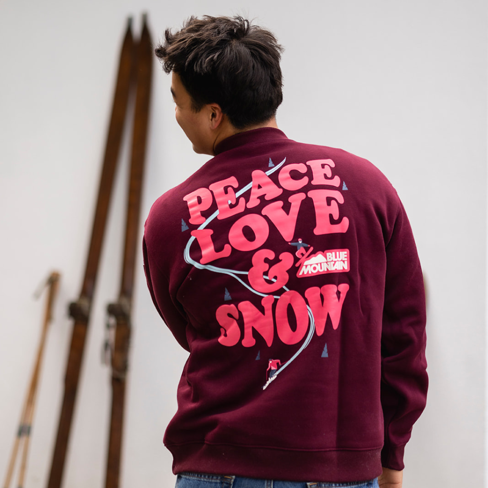 Blue Mountain Peace Love & Snow Sweater