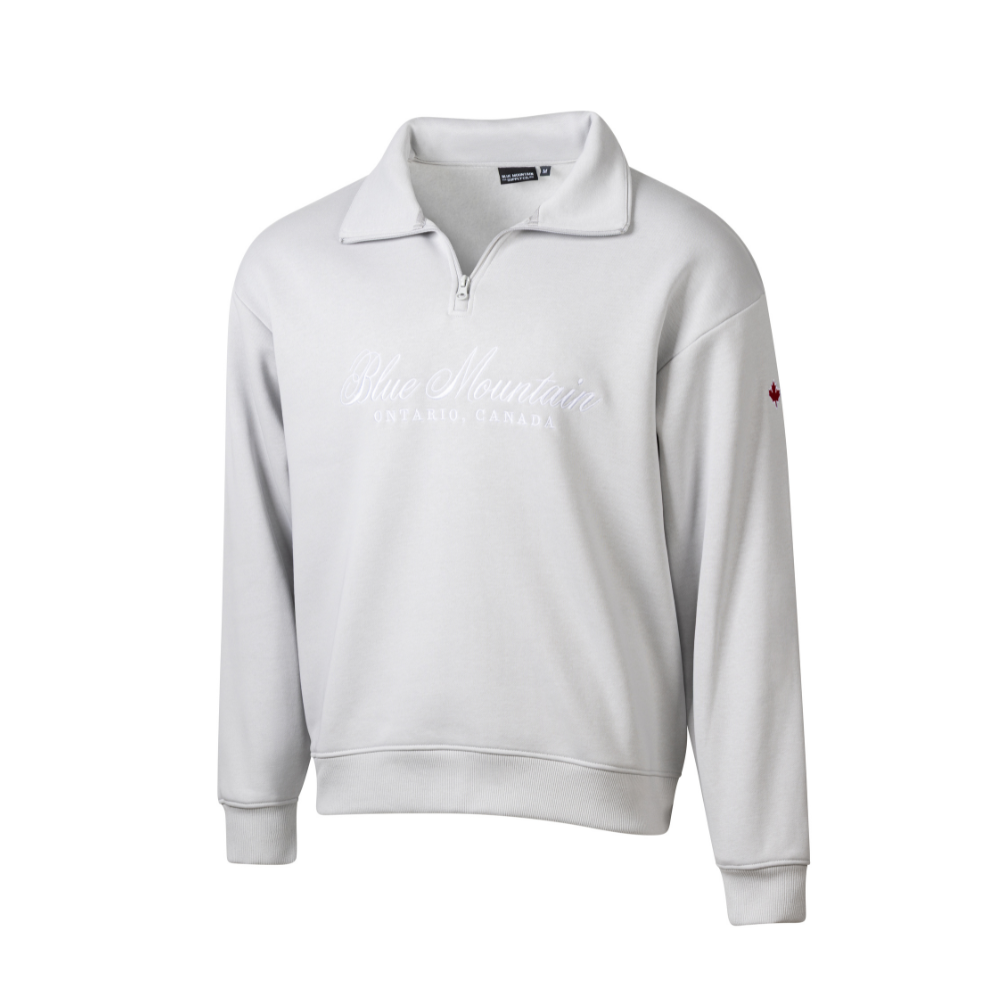 Blue Mountain Quarter Zip Sweater