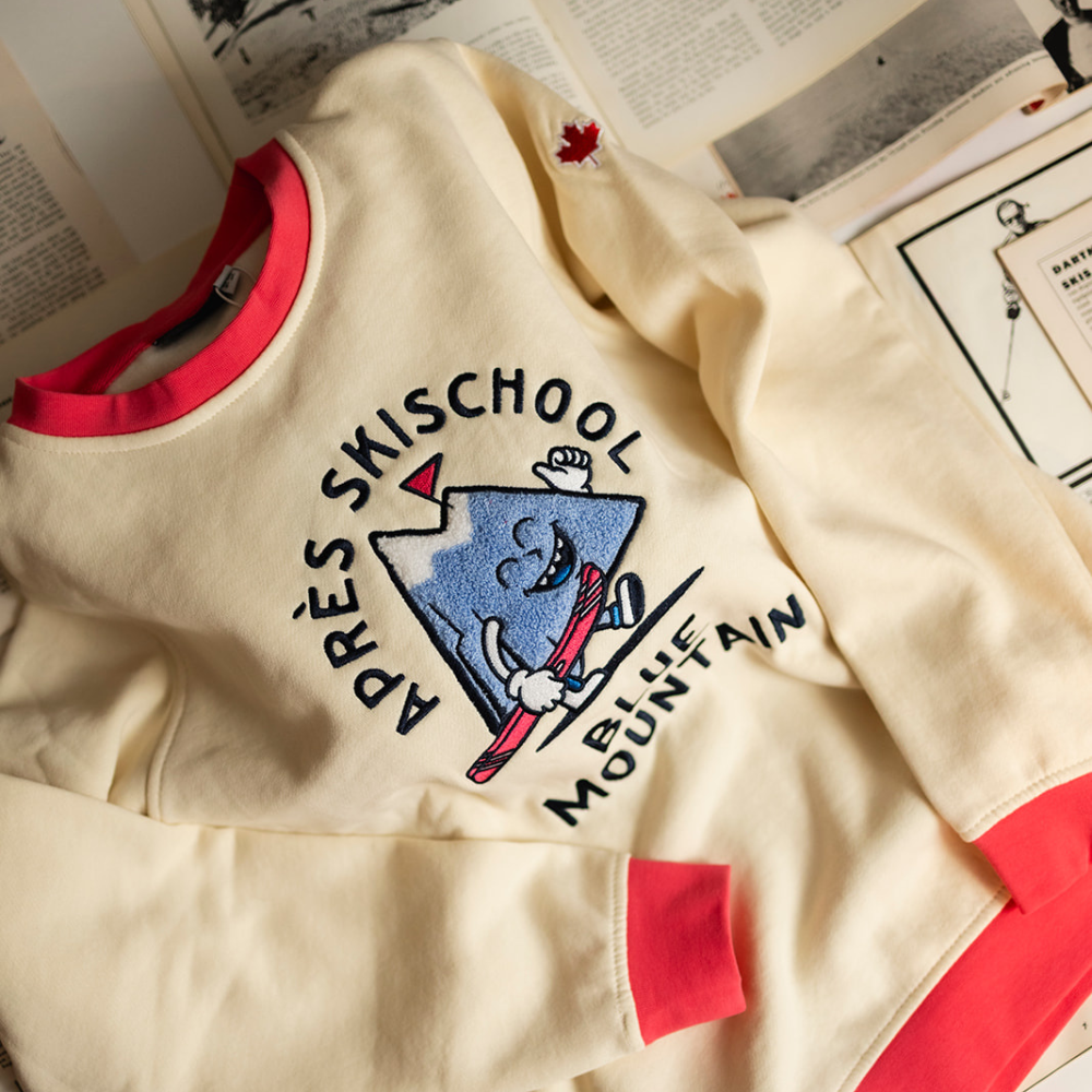 Blue Mountain Après Ski School Crewneck - Kids