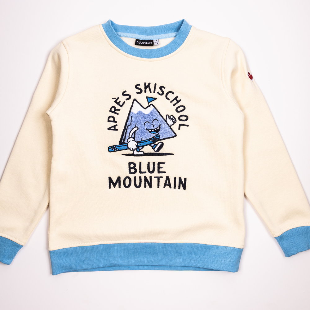 Blue Mountain Après Ski School Crewneck - Kids