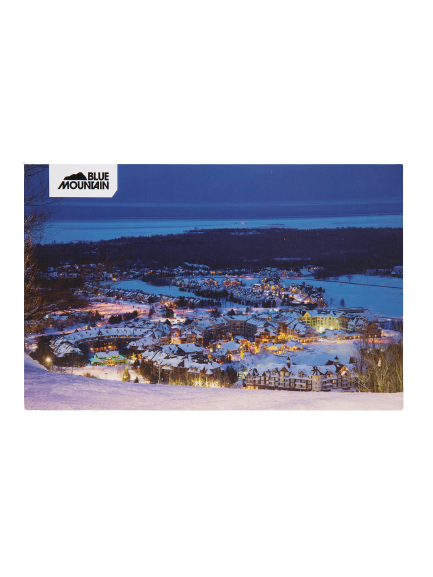 Blue Mountain Village Evening Postcard