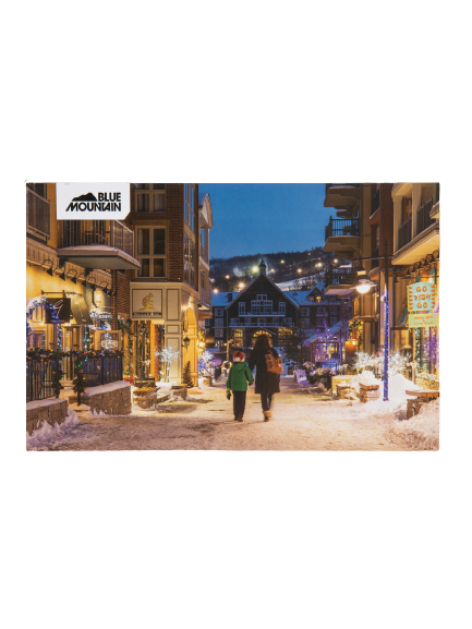 Blue Mountain Village Walk Postcard