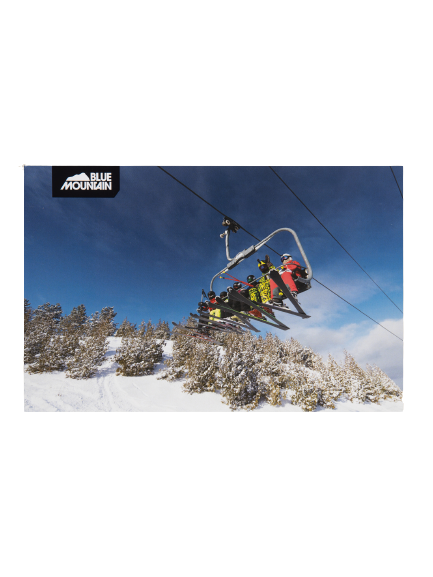 Blue Mountain Chairlift Postcard