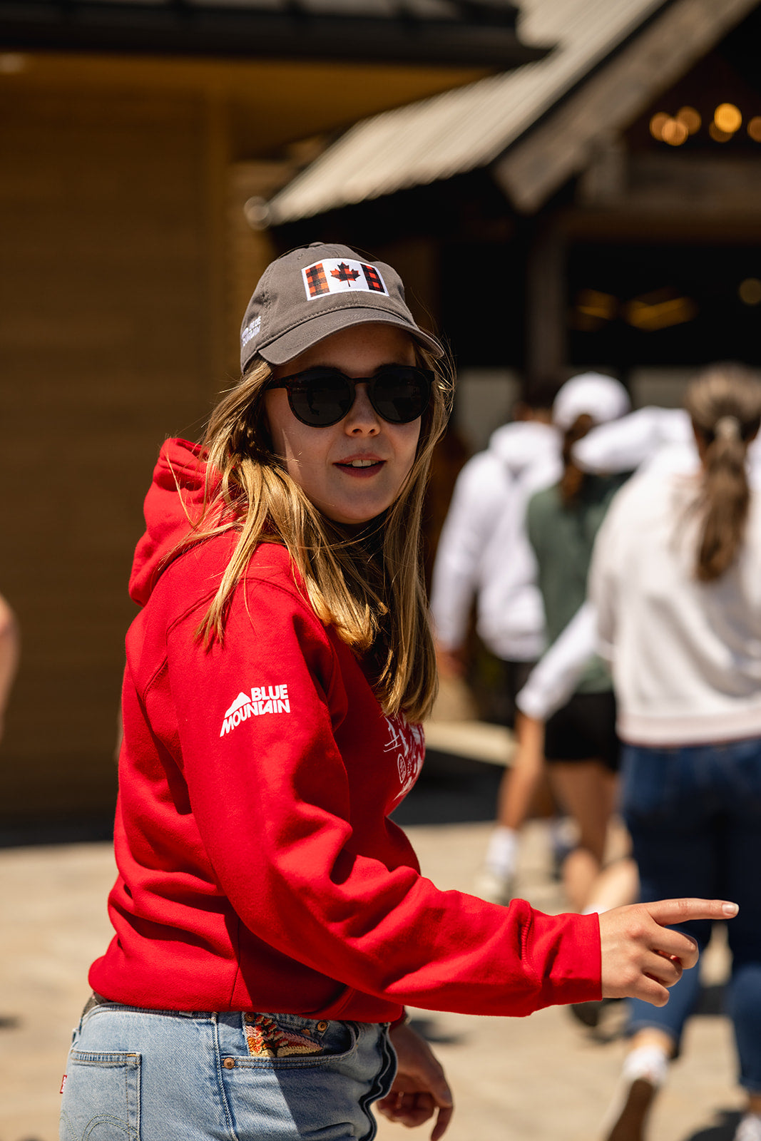 Blue Mountain Canada Day Hoodie - Adult Unisex