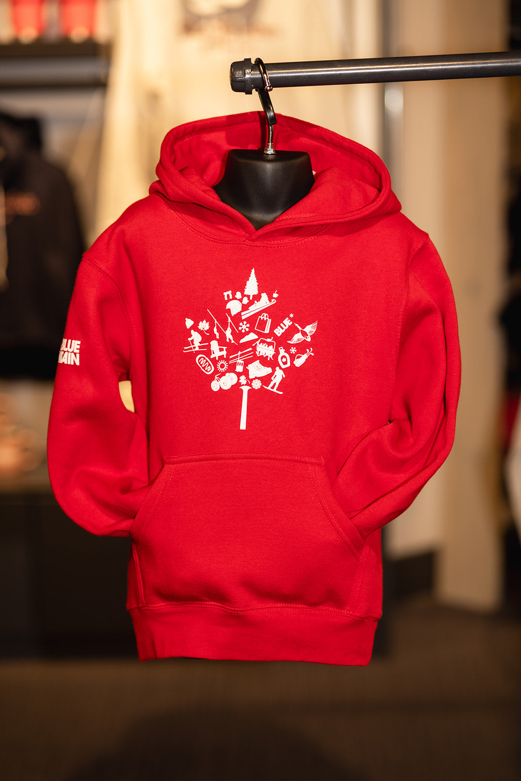 Blue Mountain Canada Day Youth Hoodie