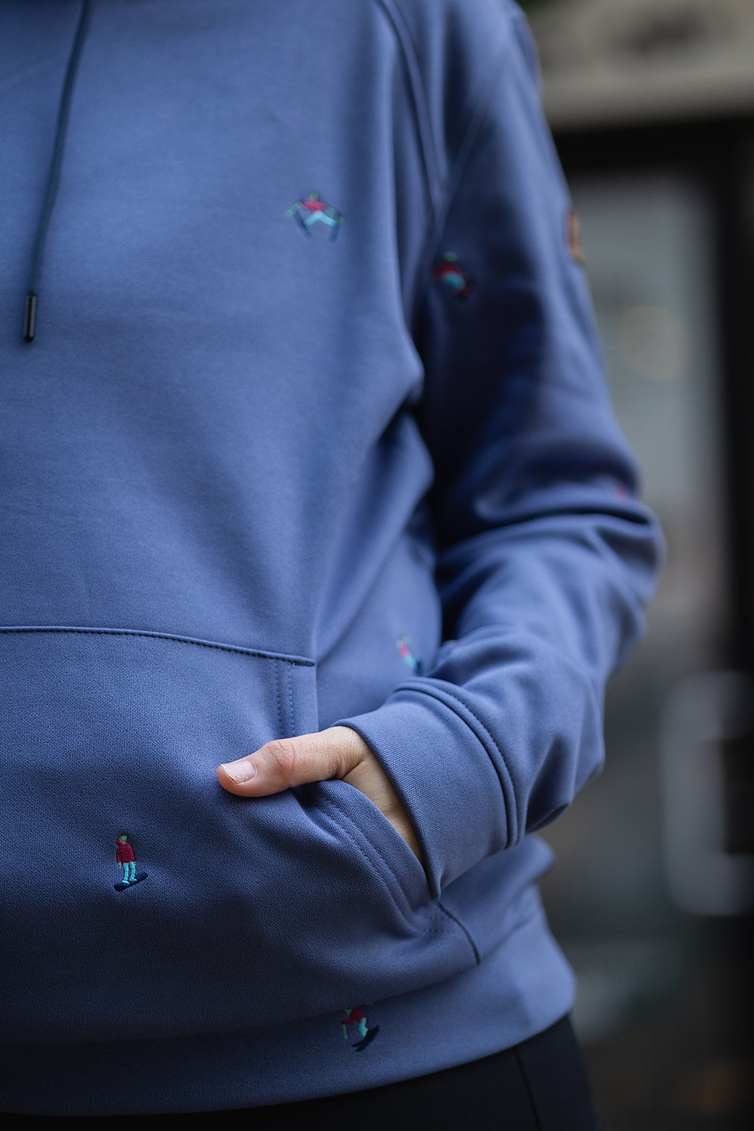 Ski & Snowboard Print Hoodie