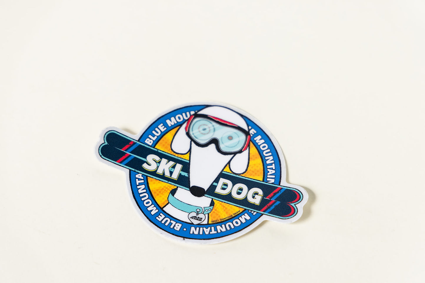 Ski Dog Sticker