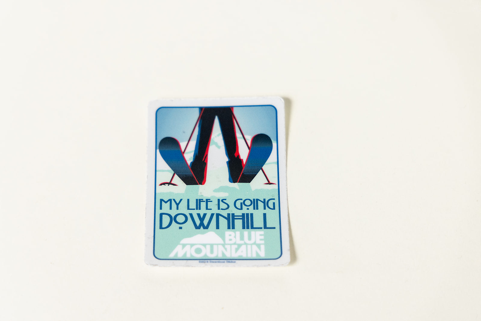 Life is Going Down Hill Sticker – Blue Mountain Supply Co