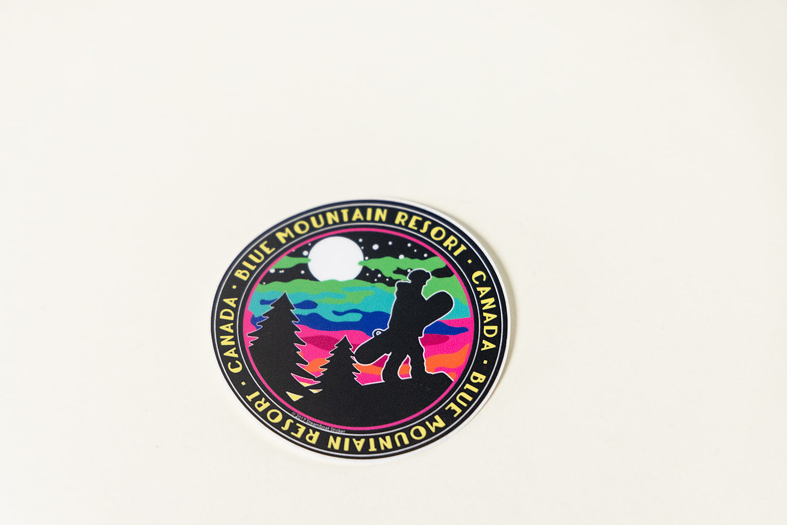 Coloured Cloud Snowboard Sticker
