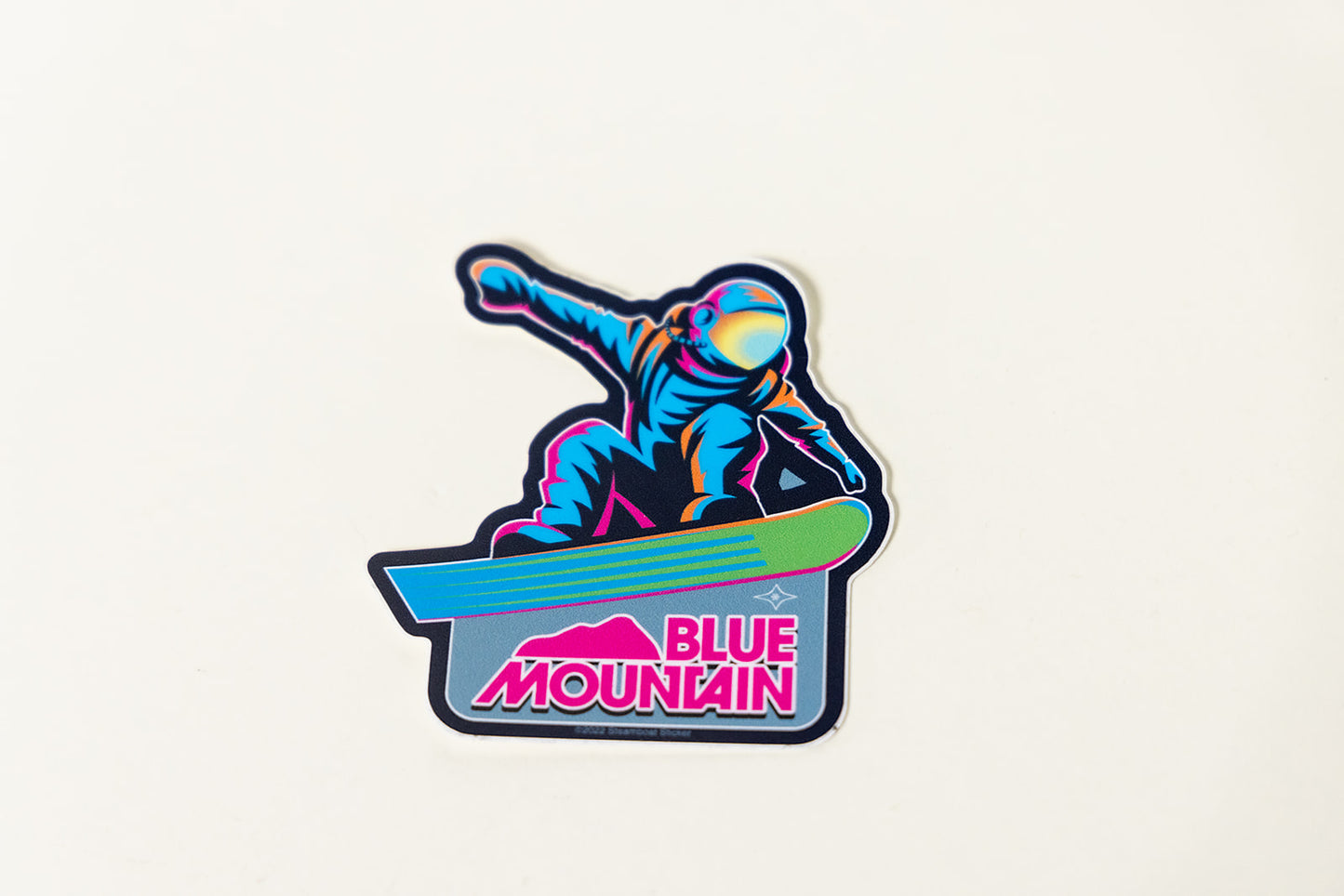 Spaced Out Snowboard Sticker