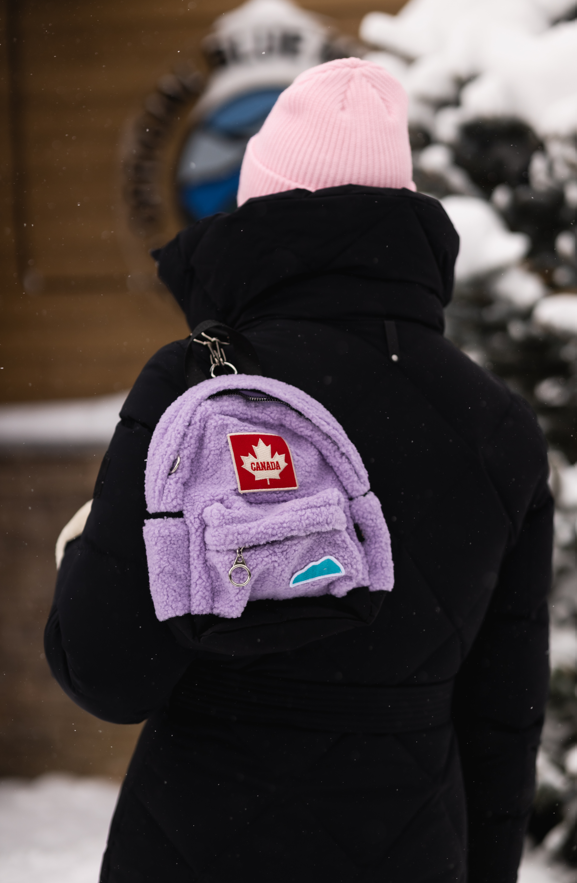 Mini Fuzzy Backpack
