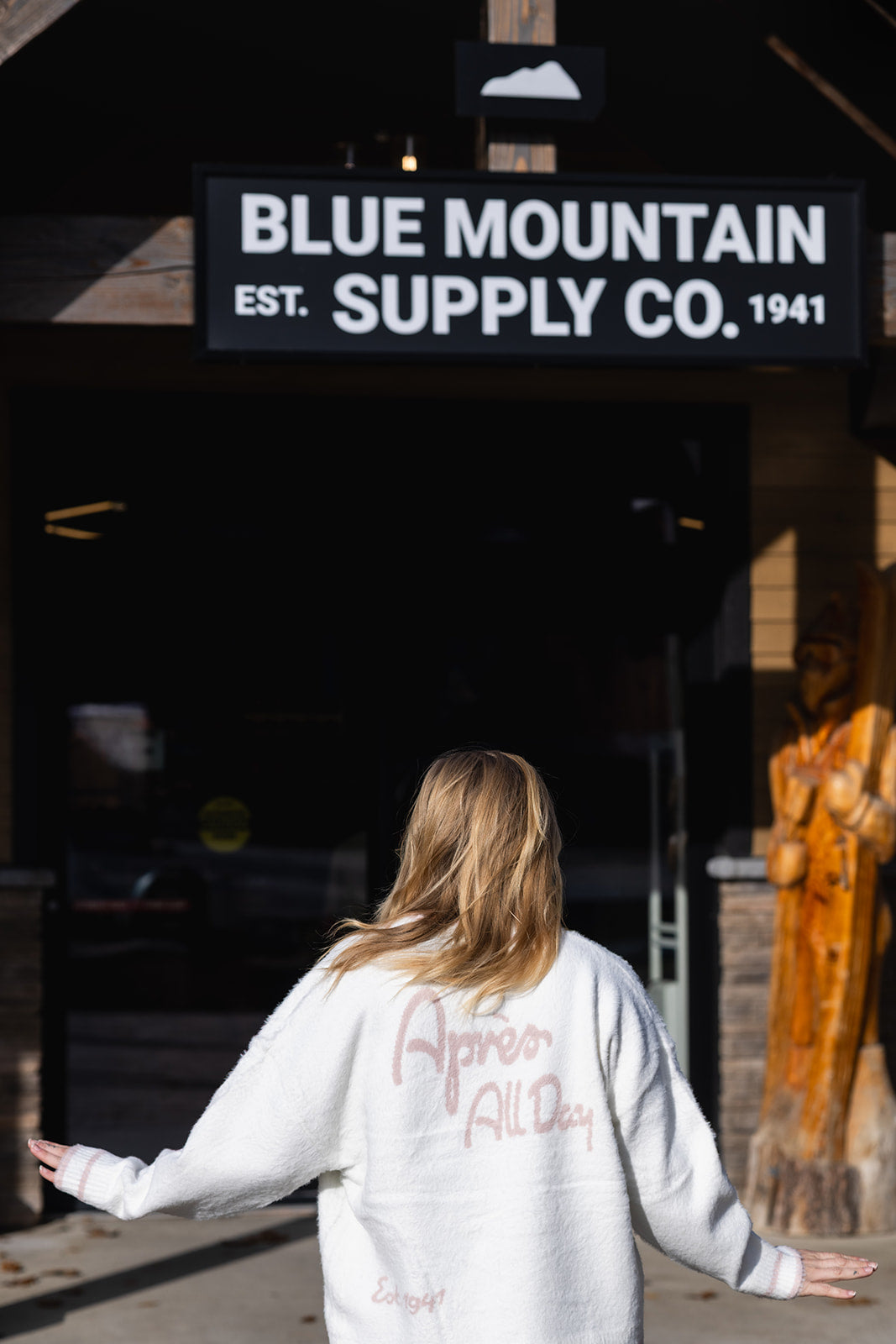 Fuzzy V Neck Sweater