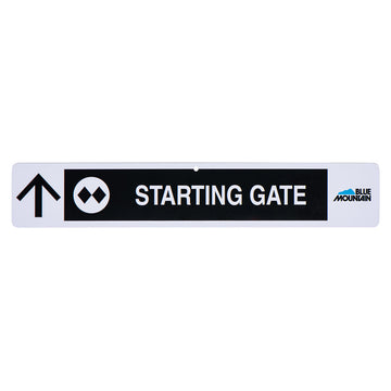 Starting Gate Trail Sign