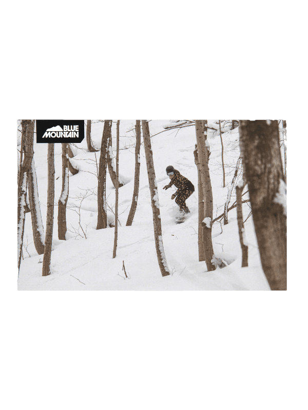 Blue Mountain Snowboarding Postcard