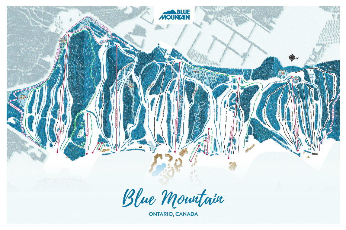 Trail Map Poster